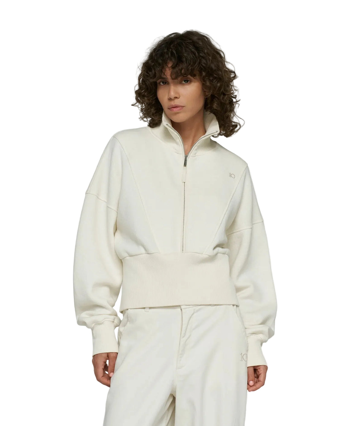 10Days Zip Sweater - Pearl