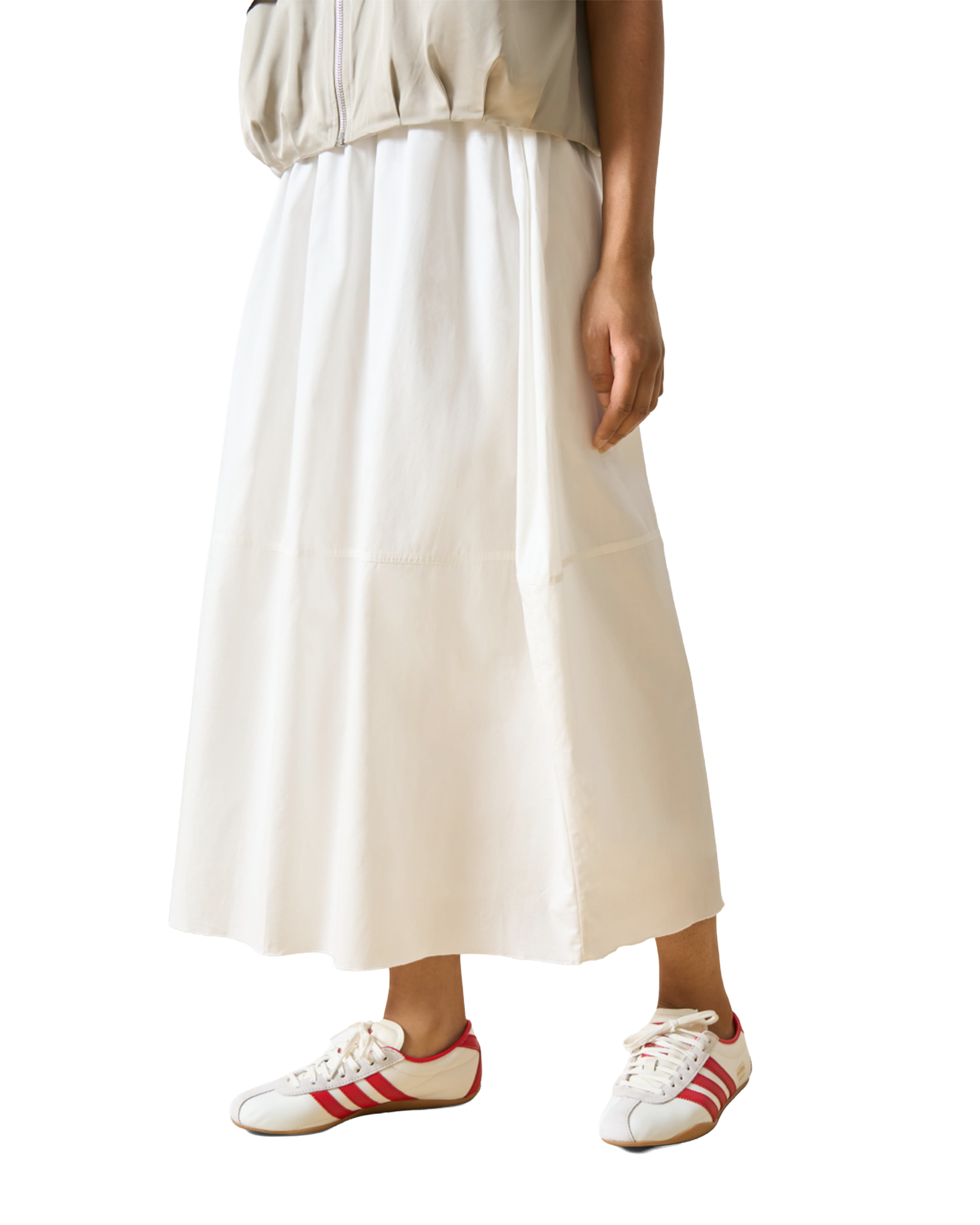 Edited Juliet Ballon Skirt - Optic White