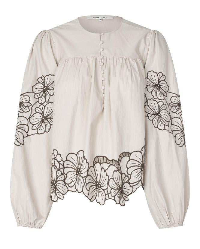 Second Female Elinor Blouse - Soft Beige