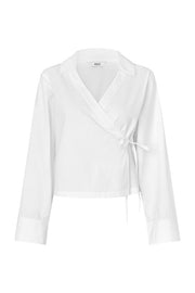 Envii Akron LS V-Neck Shirt - Bright White