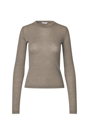 Envii Anna LS O-Neck Tee - Brindle