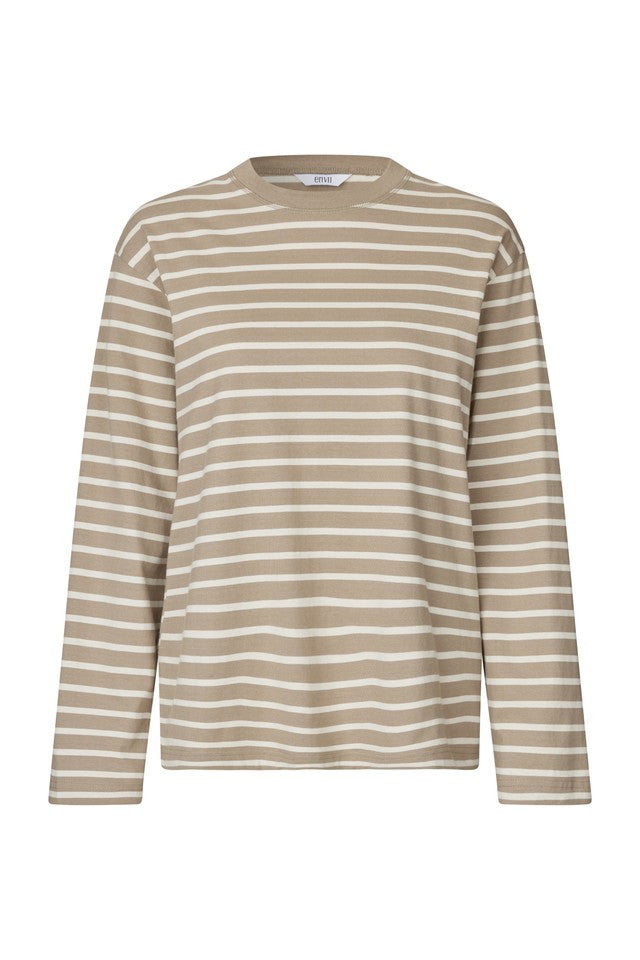 Envii Kulla Longsleeve - Brindle Moon Stripe