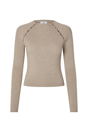 Envii Lana LS Knit - Chinchilla Melange