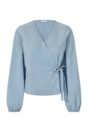 Envii Lydia LS Top - Navy-Azure Stripe