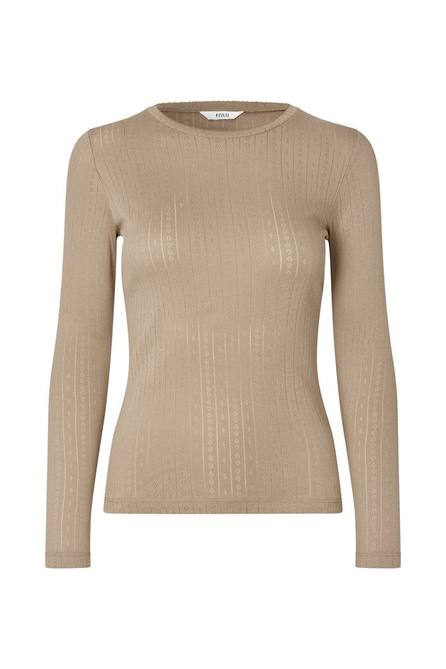 Envii Volvi LS Tee - Pale Khaki