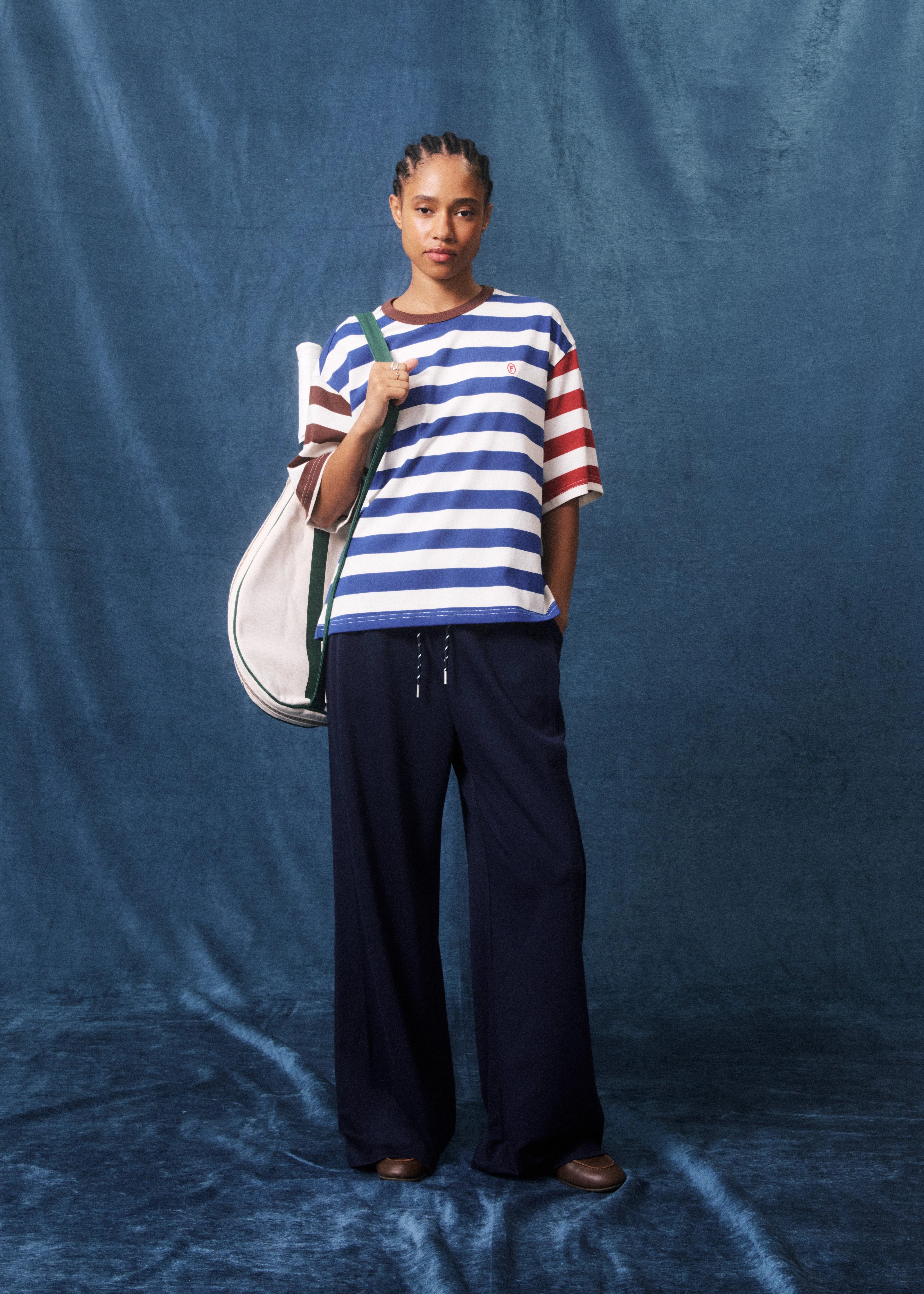 Frnch Wells Pantalon - Bleu Marine