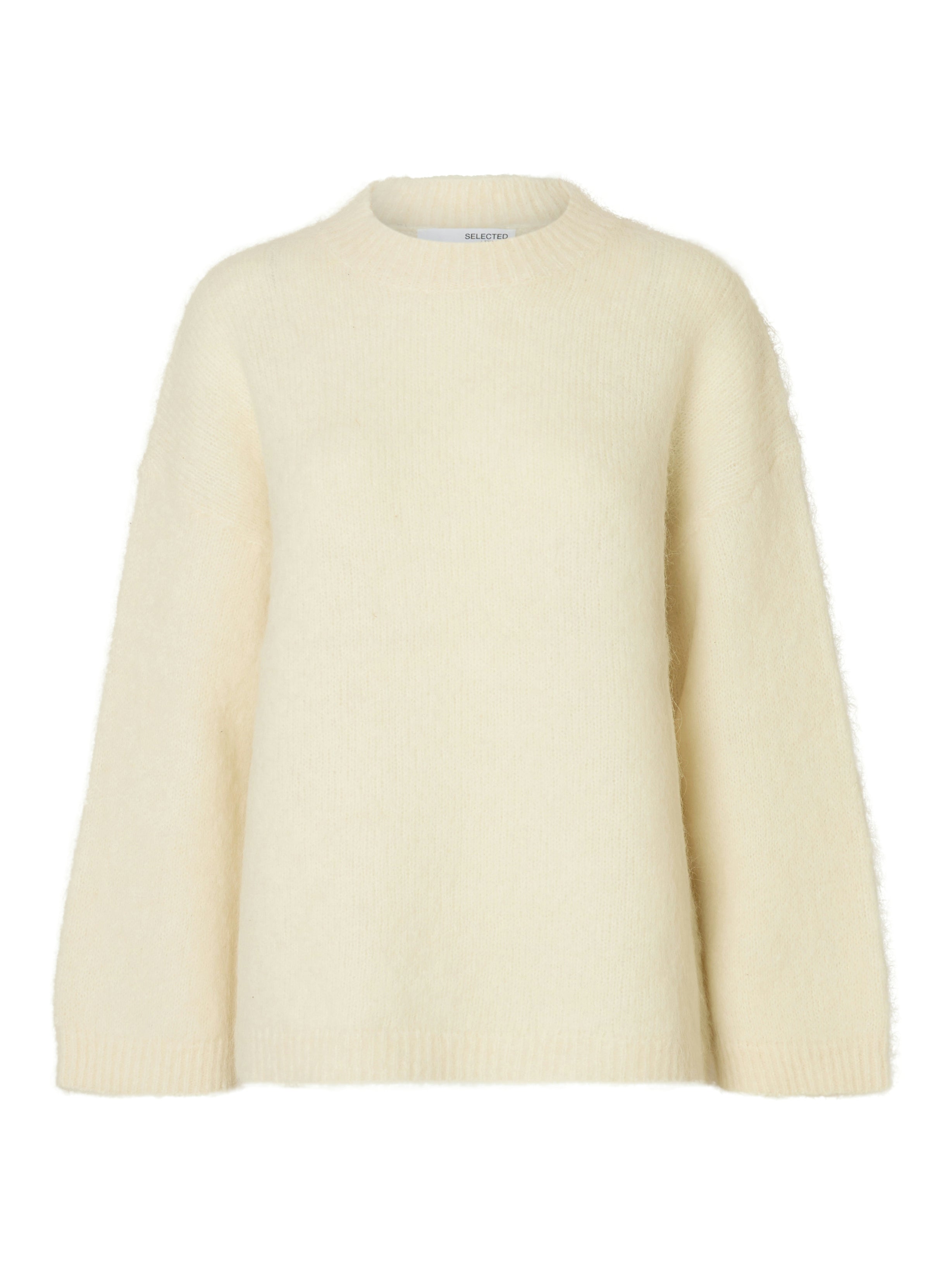 Selected Femme Gabriella Knit O-Neck - Birch