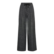 l'Haute Amitié Michelle Check Tailor Tie Tall Pants - Grey