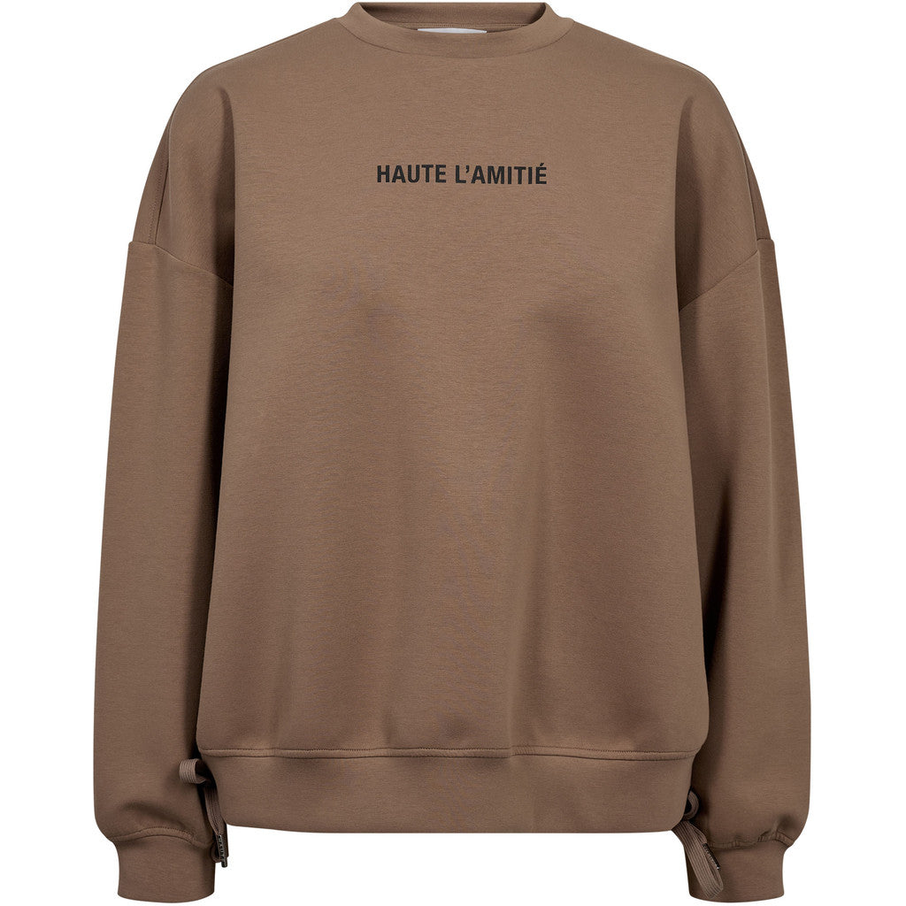 Haute l'Amitié New Studio Tie Sweat - Walnut