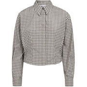 Haute l'Amitié Mimosa Check Smock Shirt - Grey Check