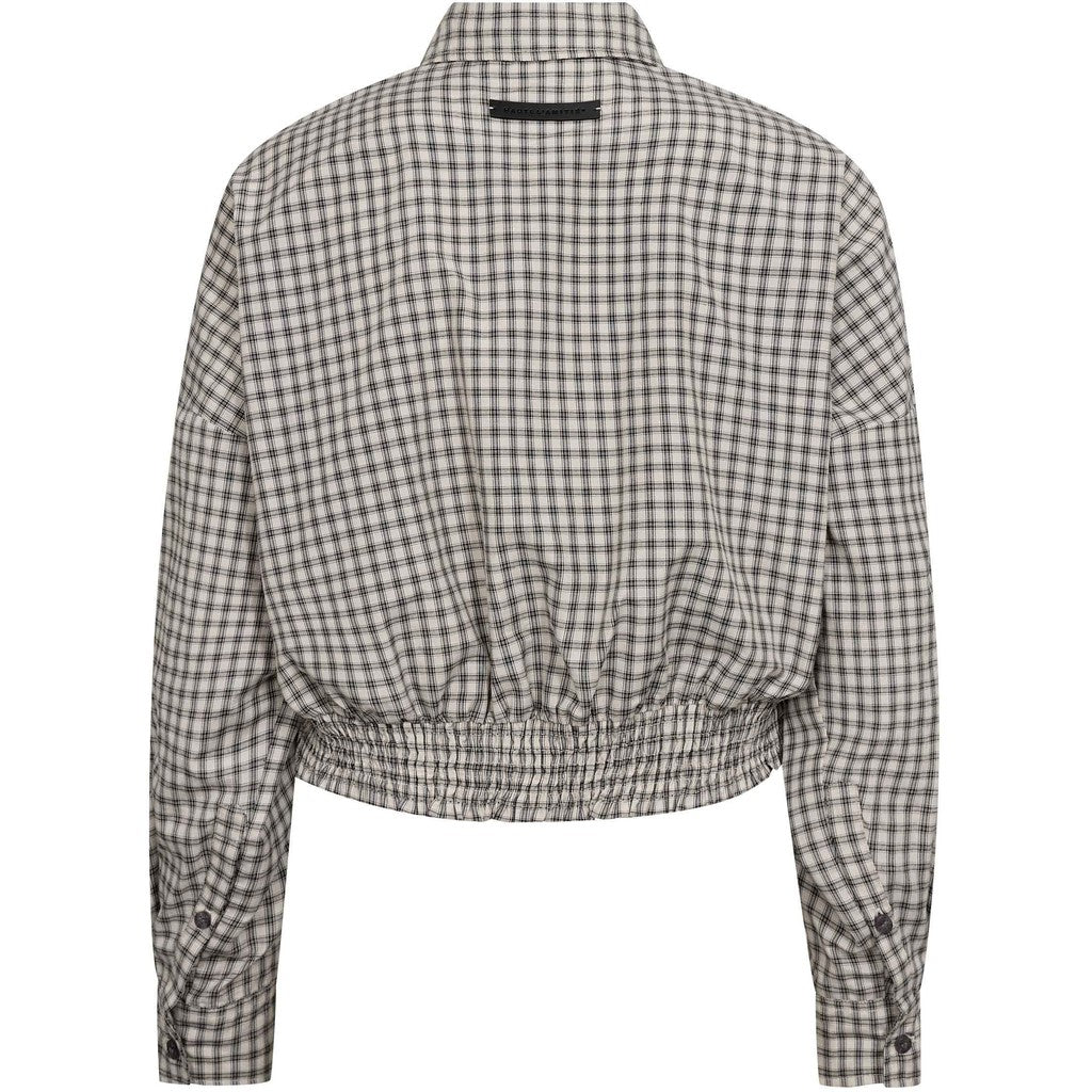 Haute l'Amitié Mimosa Check Smock Shirt - Grey Check
