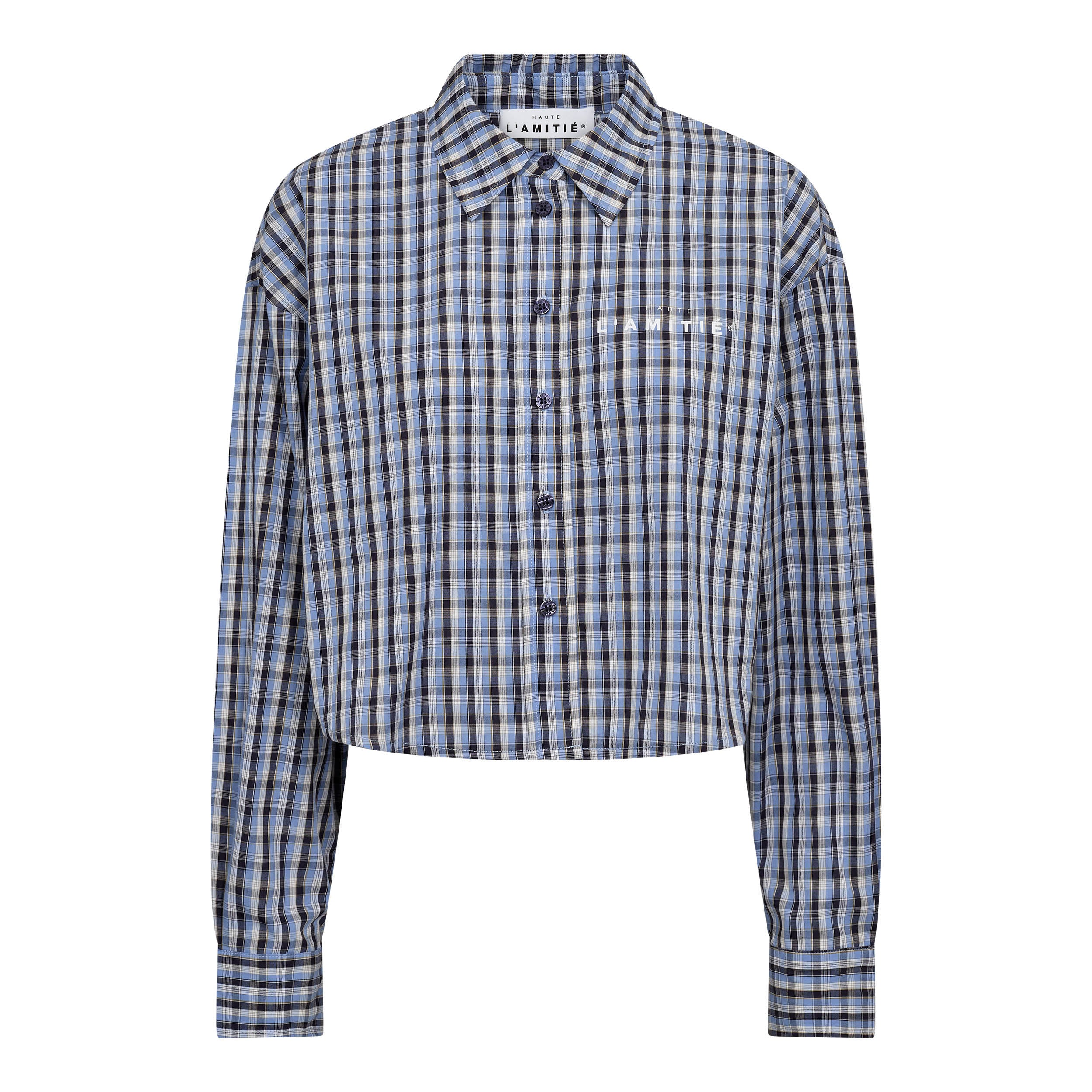Haute l'Amitié Isolde Check Shirt - Blue Check