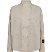 Haute l'Amitié High Collar Shirt - Vanilla