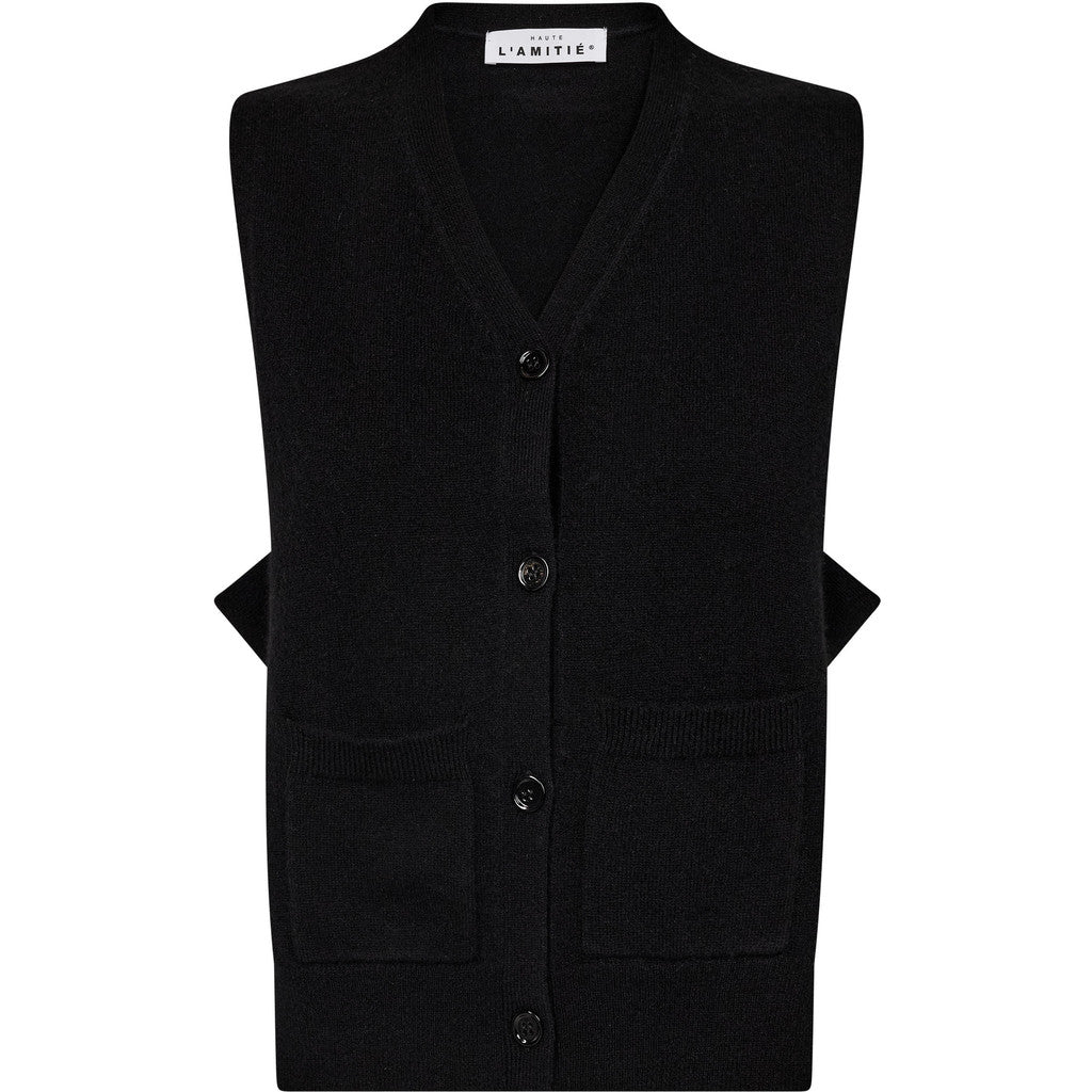 Haute l'Amitié Duke Cut Vest - Black