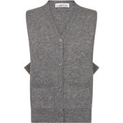 Haute l'Amitié Duke Cut Vest - Grey Melange