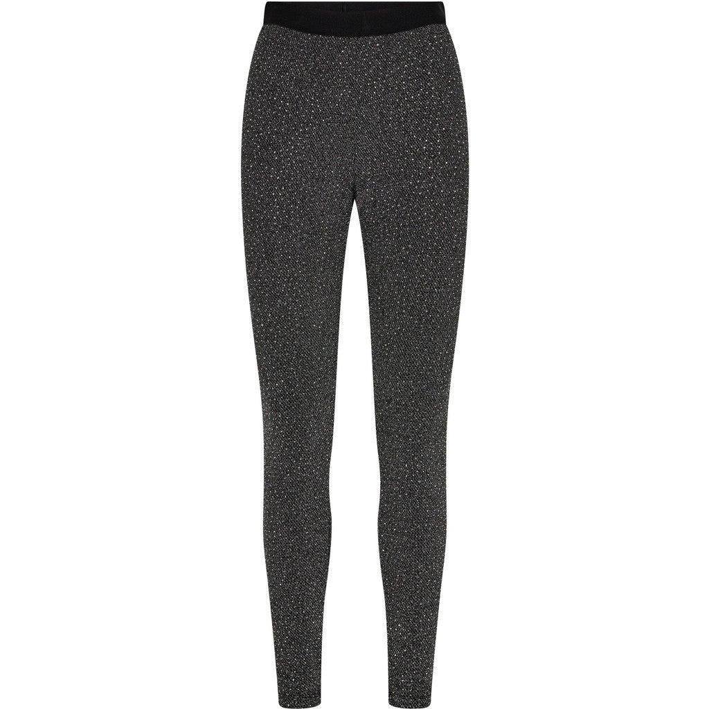 Haute l'Amitié Rock Glitter Leggings - Black