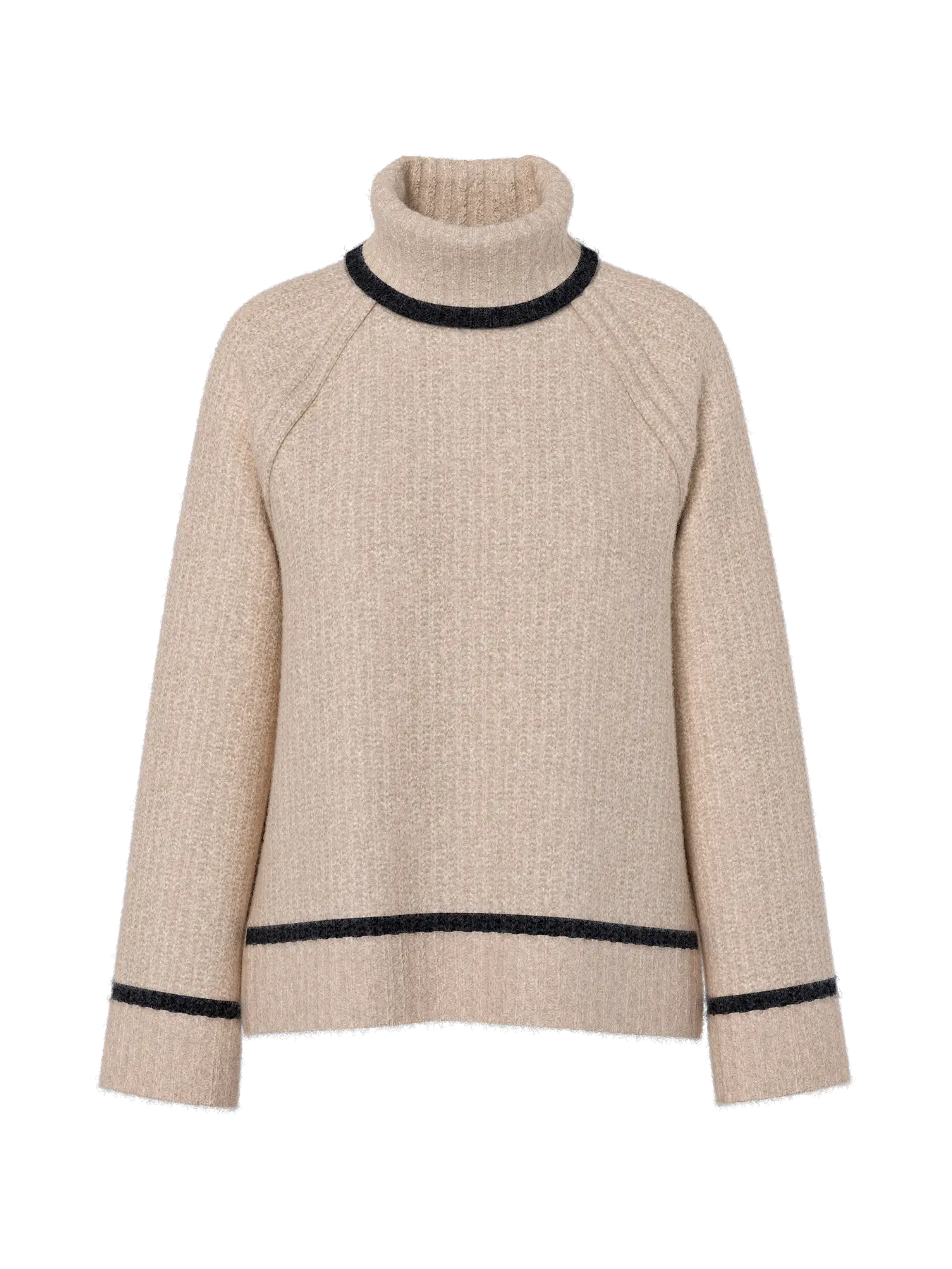 Hypedrop Romy Boxy Turtleneck Vest - Antique White