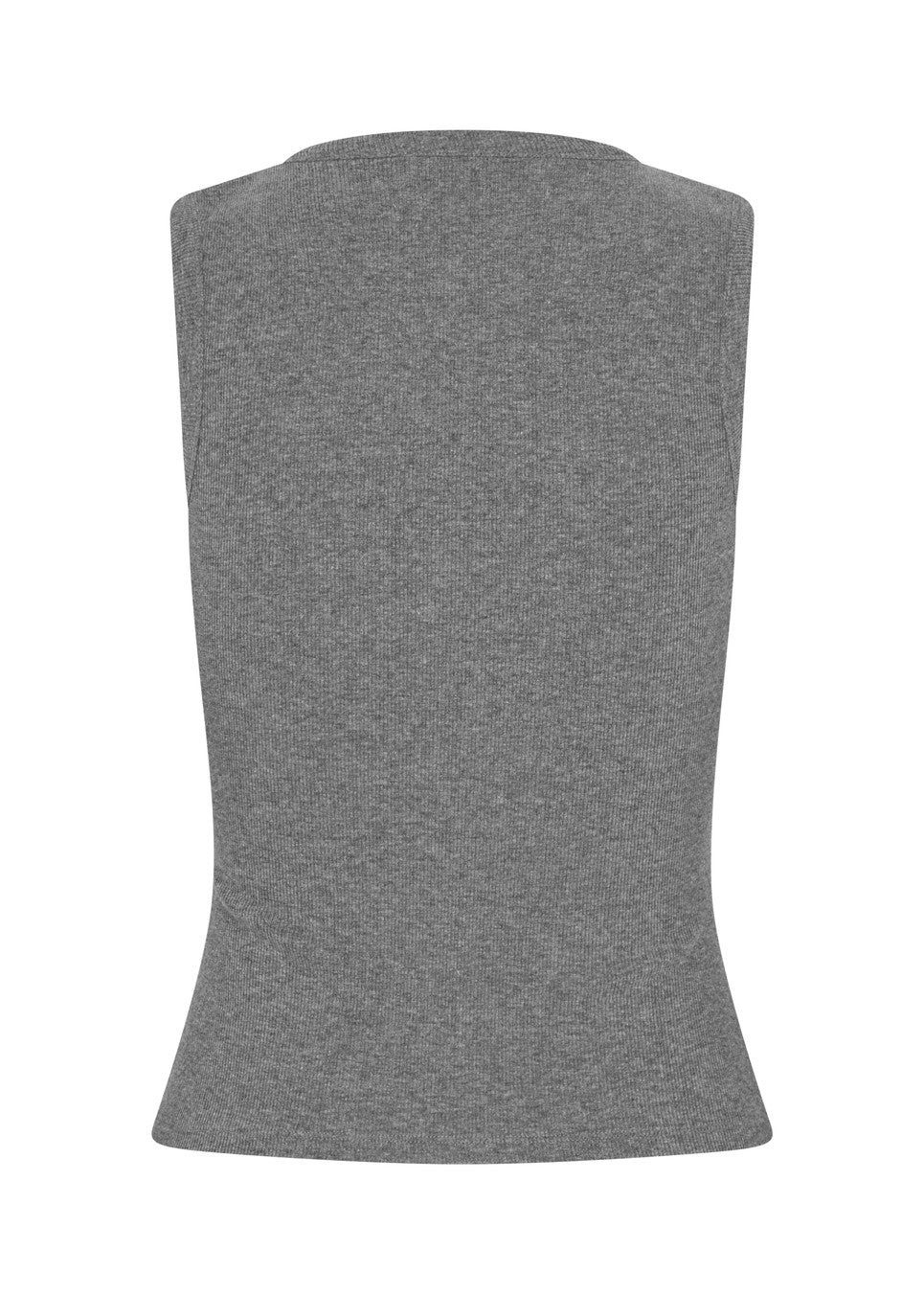 Modström Igor V-Neck Top - Dark Grey Melange