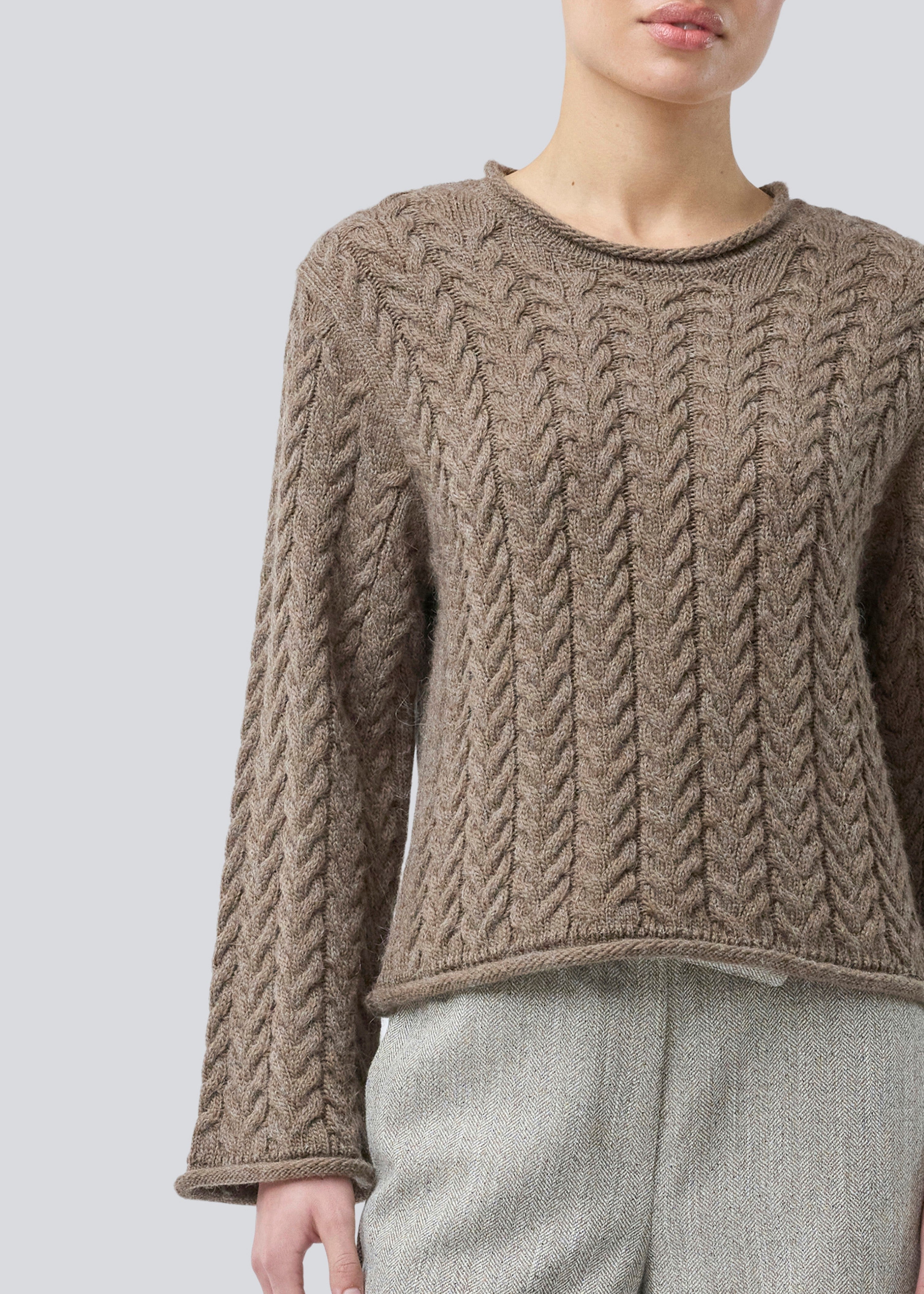 Modström Kurtis O-Neck - Chocolate Chip
