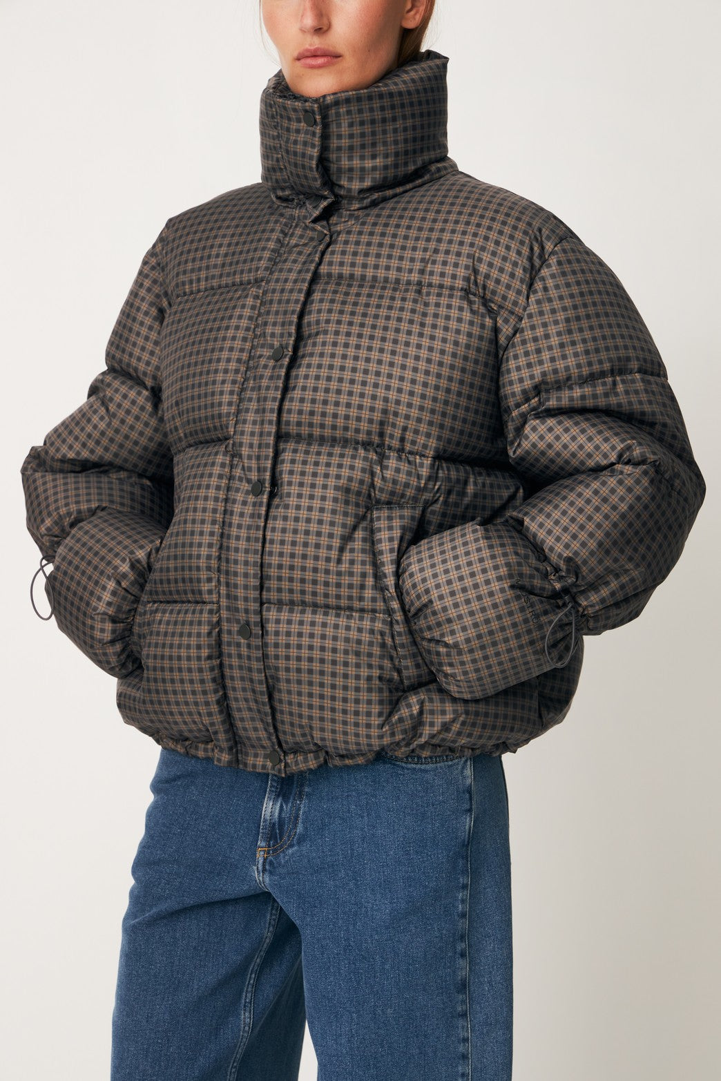 Modström Odin Print Jacket - Chocolate Check