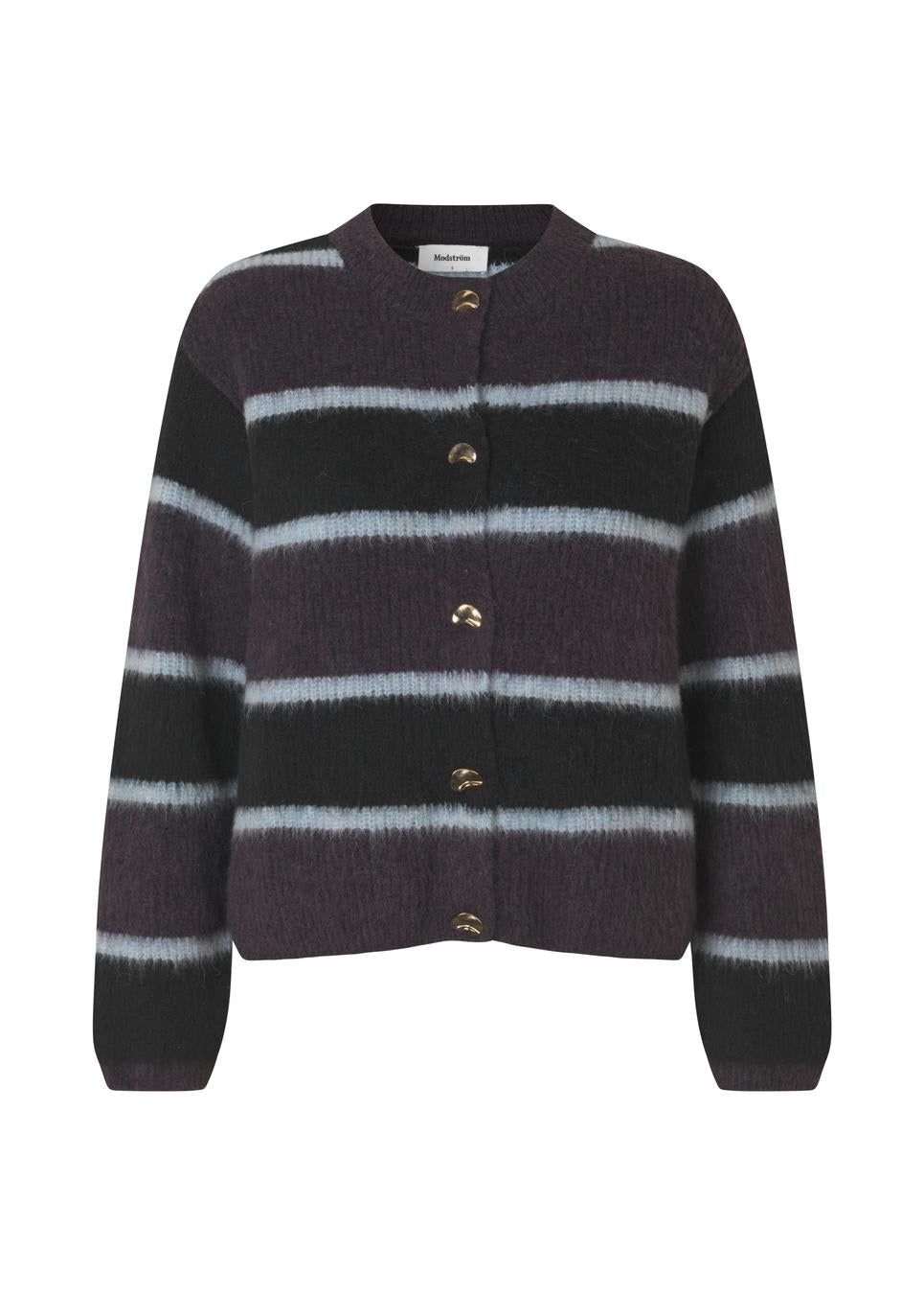 Modström Rafael Stripe Cardigan - Winter Stripe