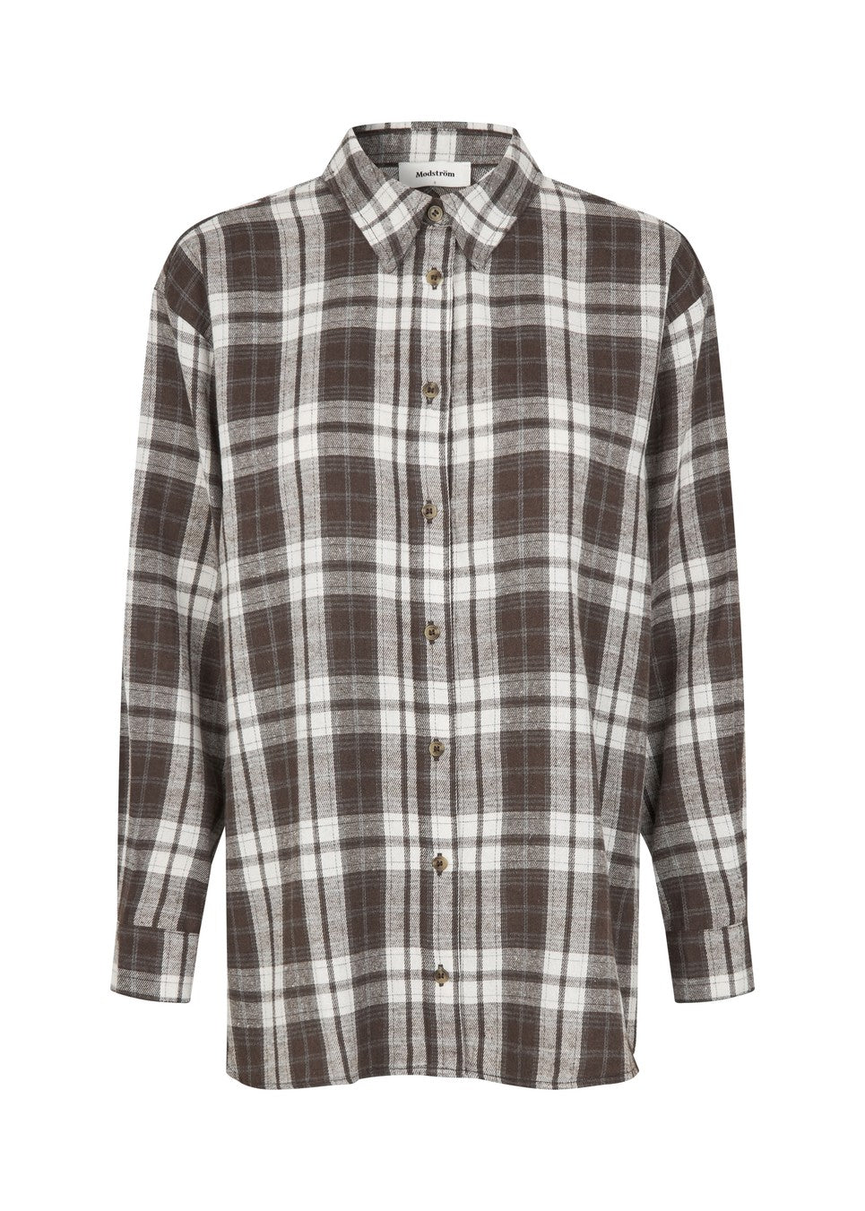 Modström Tappo Shirt - Seal Brown Tartan