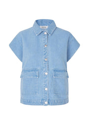 Modström Tenor Vest - Denim Blue