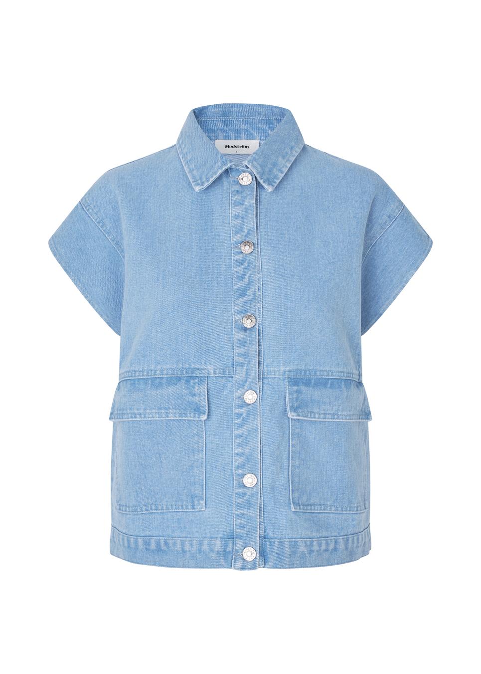 Modström Tenor Vest - Denim Blue