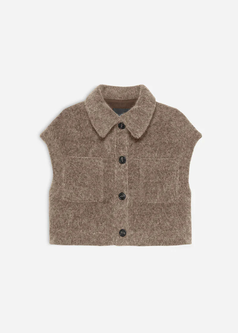 Studio Ar Plume Faux Mohair - Truffle