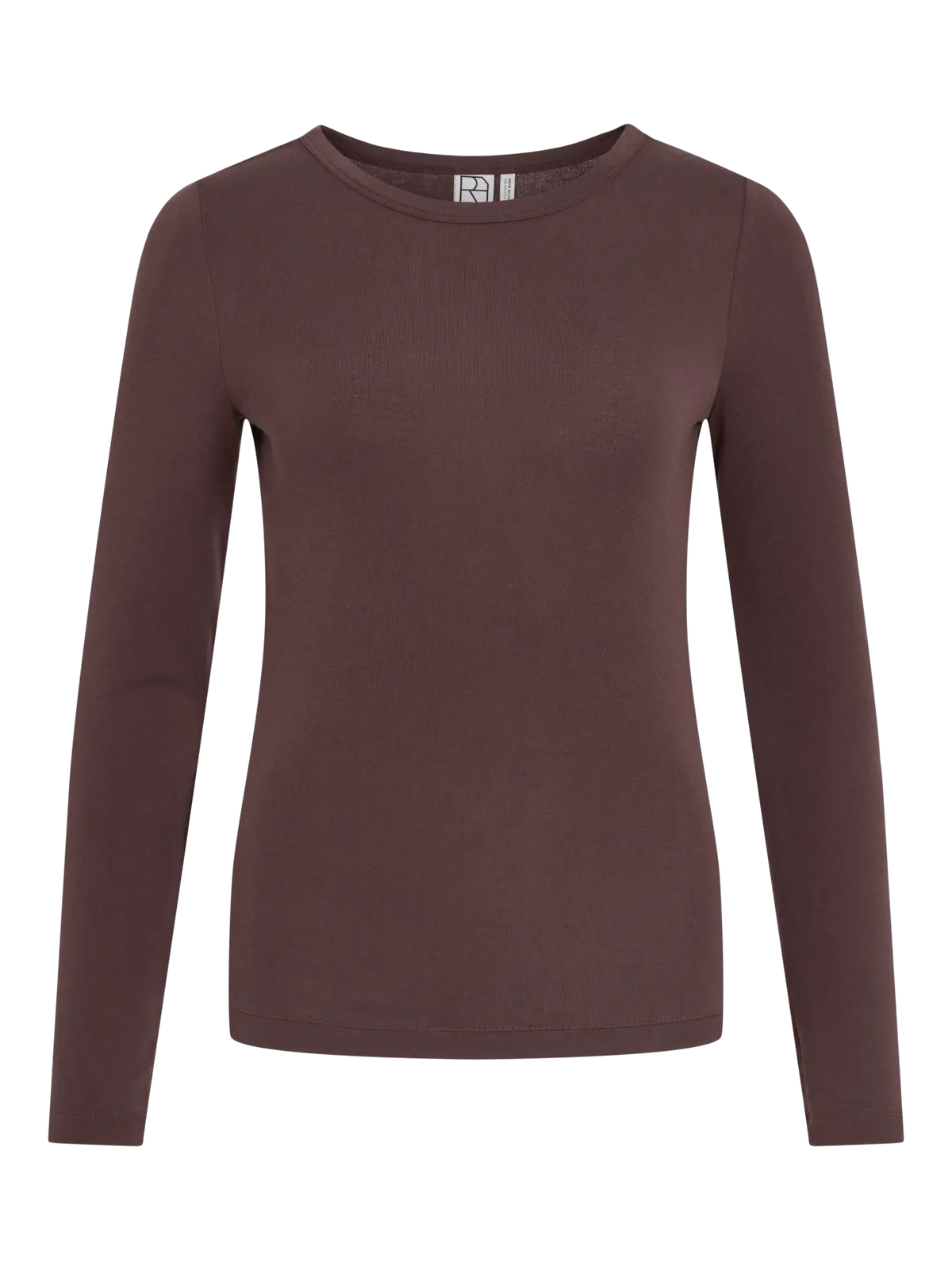 Rouge Edit Maple LS O-Neck Tee - Seal Brown