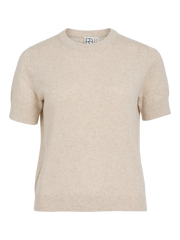 Rouge Edit Kate SS O-Neck Knit - Super Light Natural Melange