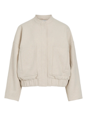 Rouge Edit Nellie LS Bomber Jacket - Birch