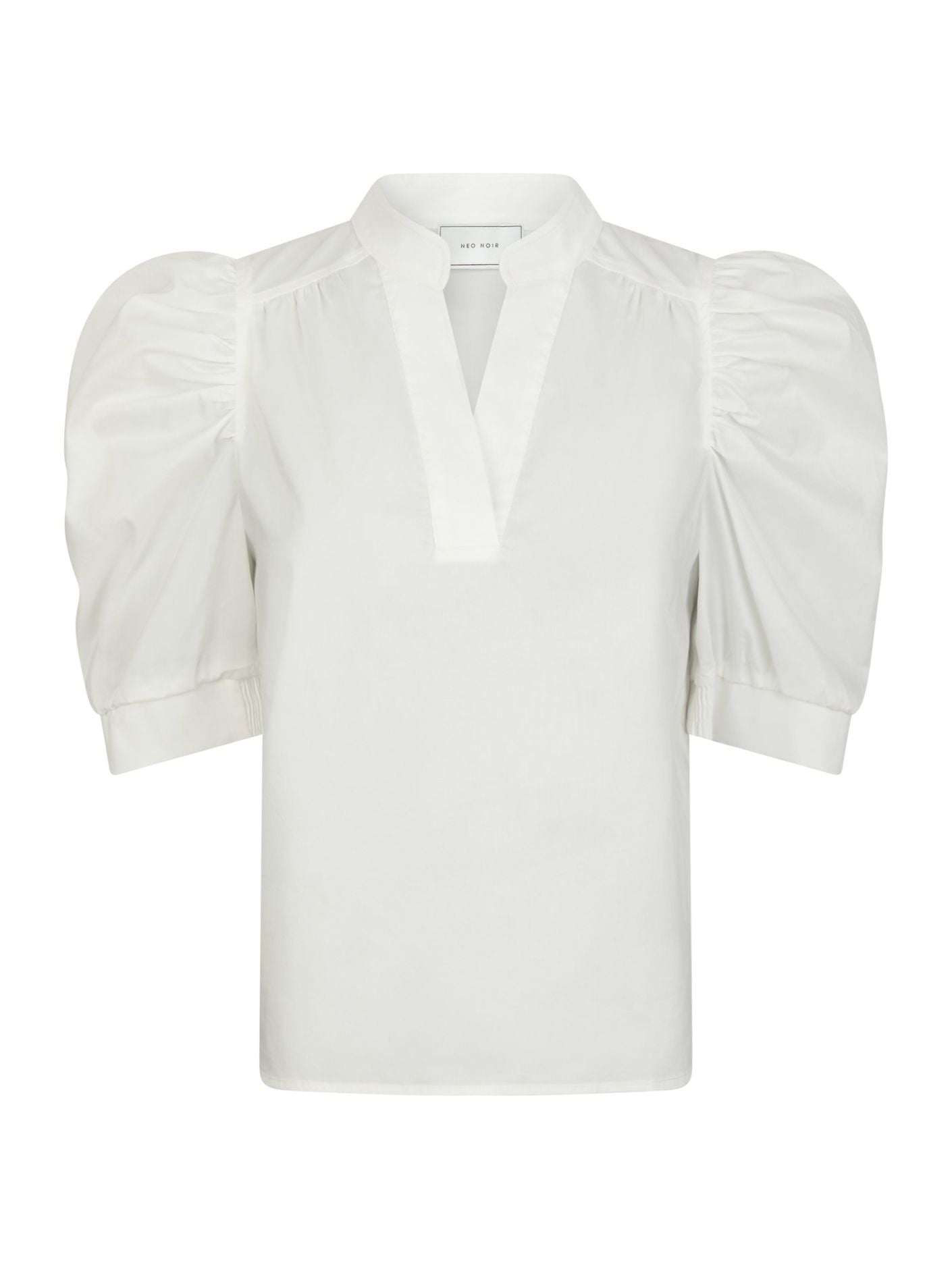 Neo Noir Roella Poplin Blouse - White