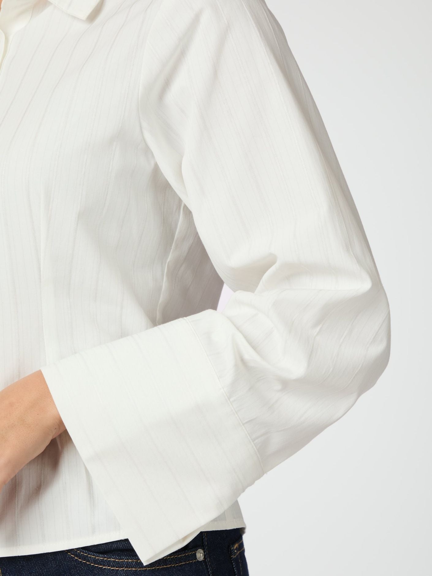 Neo Noir Rosa Solid Shirt - White