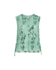 Rouge Edit Skylar Short Sequin Top - Hemlock