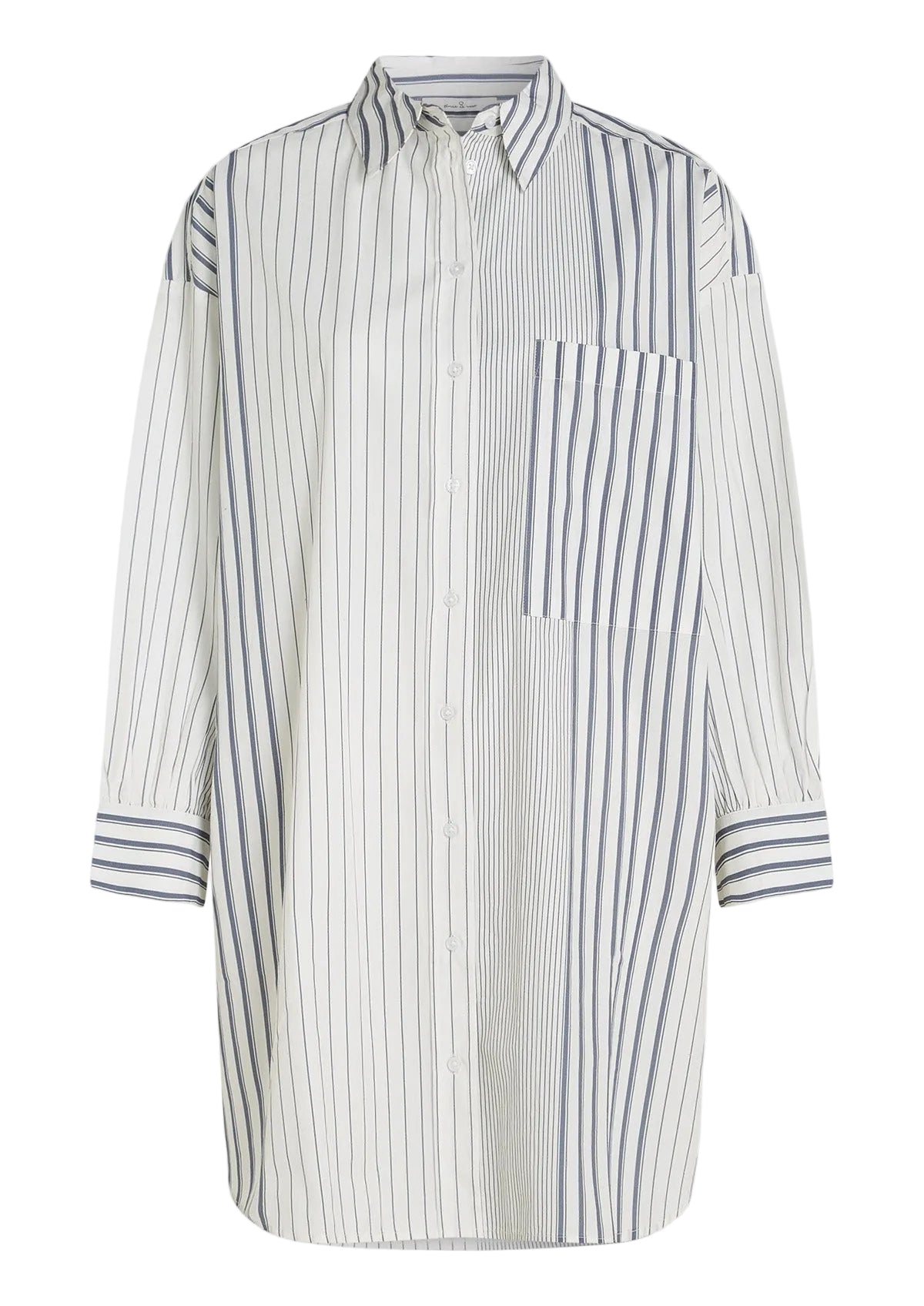 Circle of Trust Romy Dress - Steel Blue Stripe