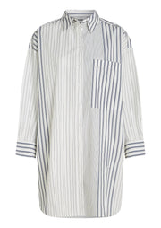Circle of Trust Romy Dress - Steel Blue Stripe