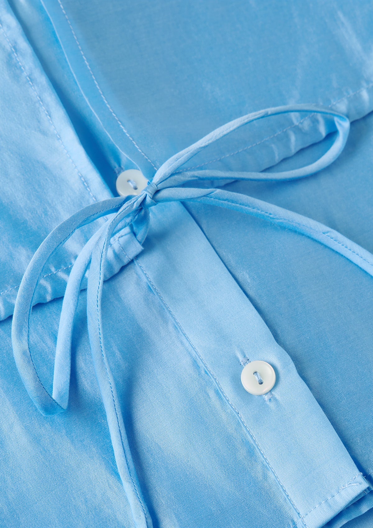 Circle of Trust Teddy Blouse - Silver Lake Blue