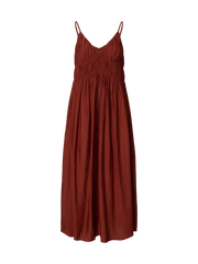 Selected Femme Jackie Regular Strap Ankle Dress - Cherry Mahogany