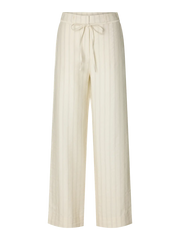 Selected Femme Marie-Johanne Pant - Egret Stripes