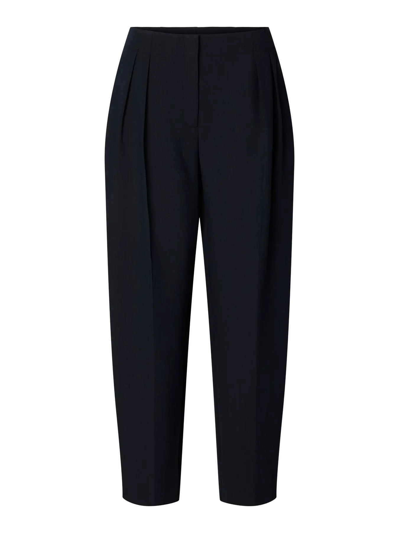 Selected Femme Rita MW Barrel Pant - Dark Sapphire Melange