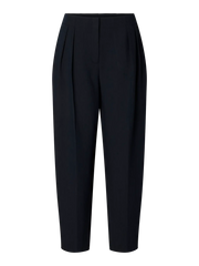 Selected Femme Rita MW Barrel Pant - Dark Sapphire Melange