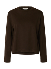 Selected Femme Essential LS Boxy Tee - Delicioso