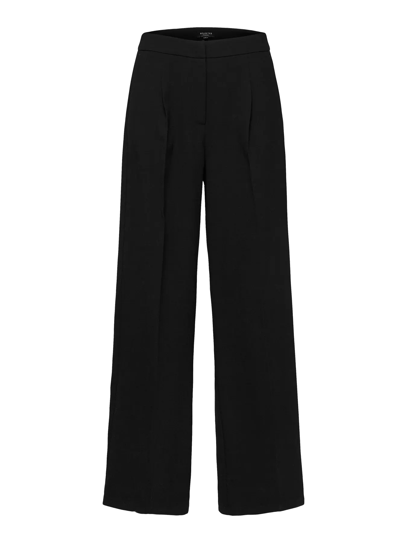 Selected Femme Tinni Wide Pant - Black