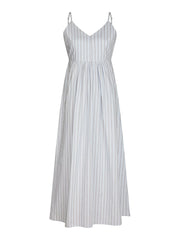 Neo Noir Savani Stripe Dress - Light Blue