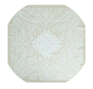 Bow19 Paisley Scarf - Light Beige