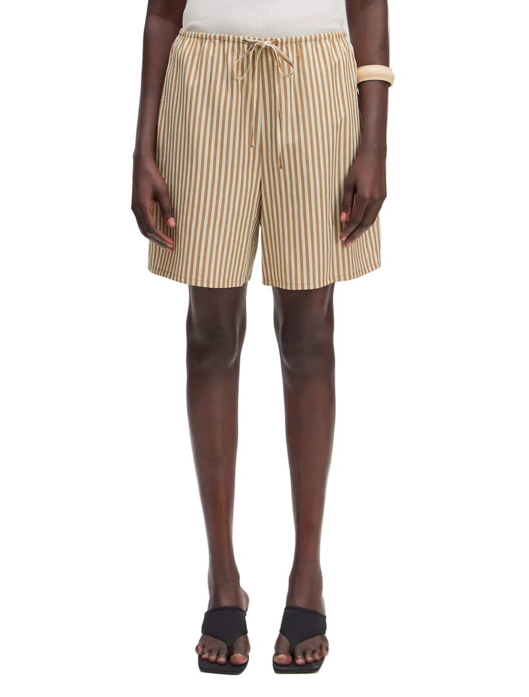 Edited Sylvie Shorts - Kangaroo Papyrus Stripe