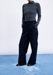 Frnch Voio Pantalon - Bleu Marine