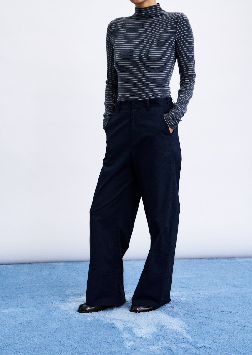 Frnch Voio Pantalon - Bleu Marine