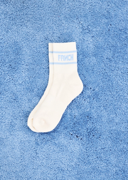 Frnch Logo Chausettes - Creme